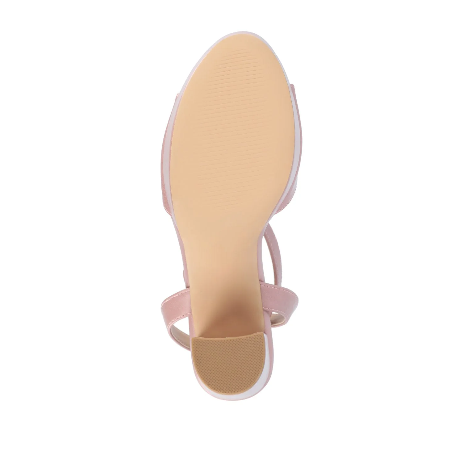 NAIRRI STRAPPY HEELS IN VEGAN LEATHER - Rose - Image 8