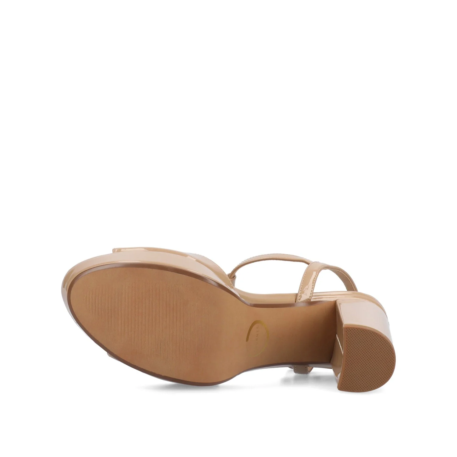 NALIE PLATFORM DRESS SANDALS - Nude Patent - Image 5