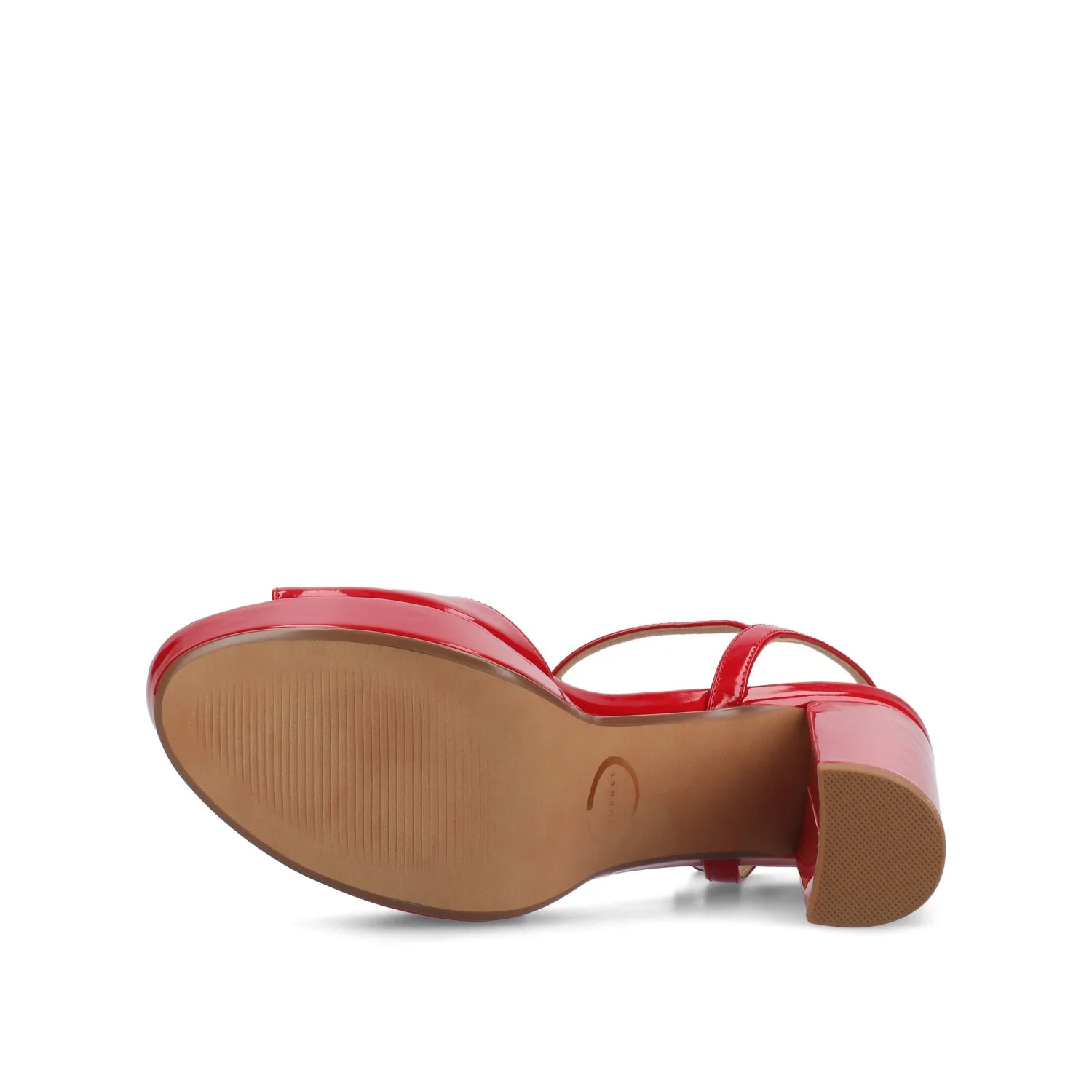 NALIE PLATFORM DRESS SANDALS - Red Patent - Image 5