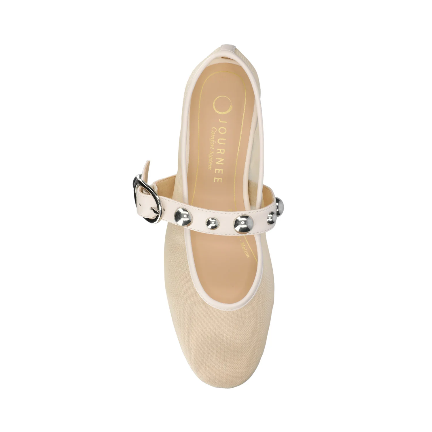 NAVEAH BALLET FLATS - Bone Mesh - Image 6