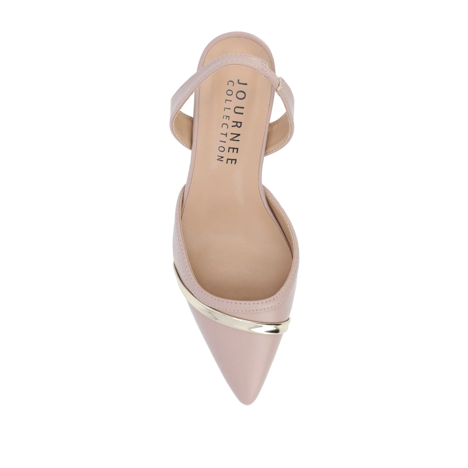 NELLIA SLINGBACK KITTEN HEELS IN TWEED - Blush - Image 6