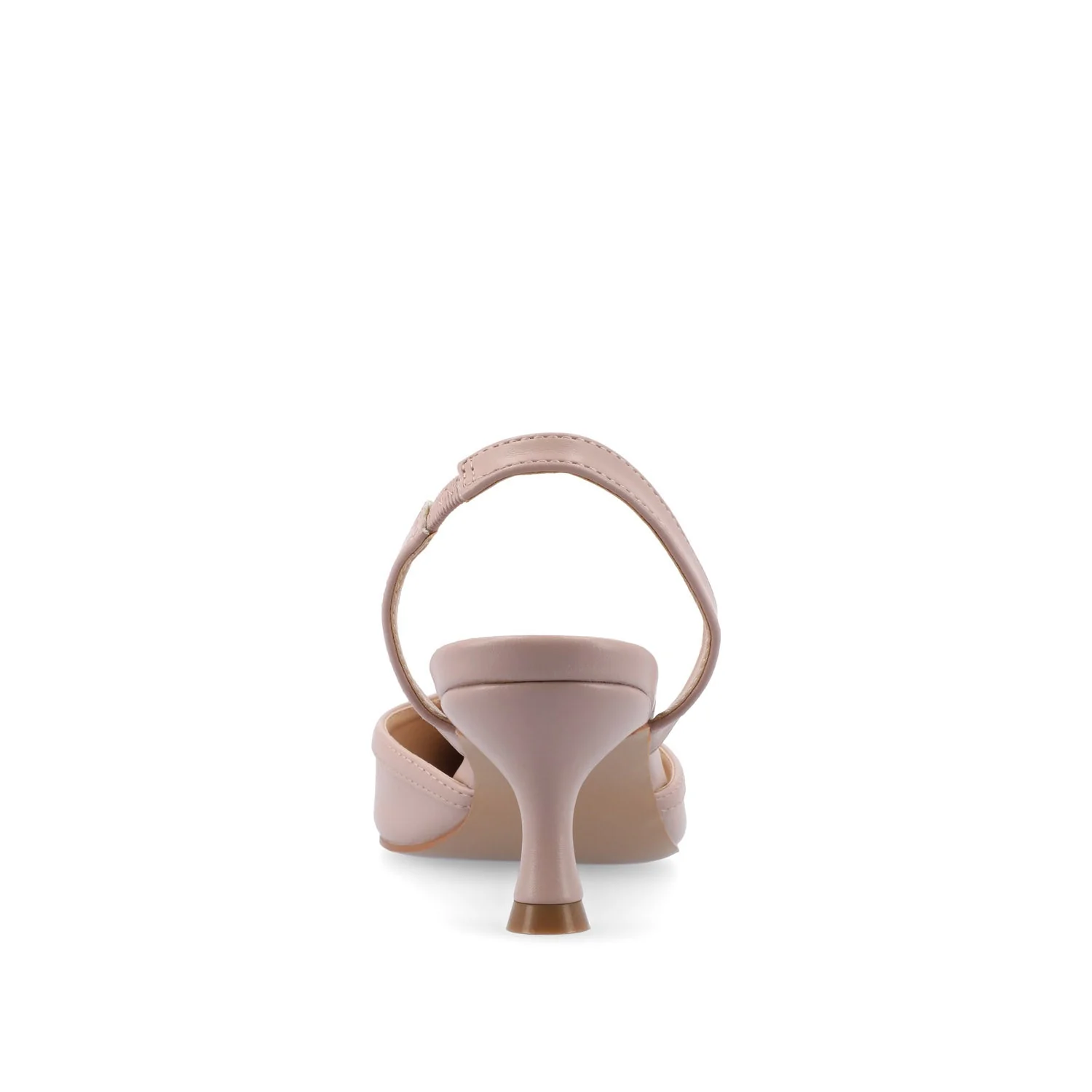 NELLIA TWEED SLINGBACK KITTEN HEELS IN WIDE - Blush - Image 7