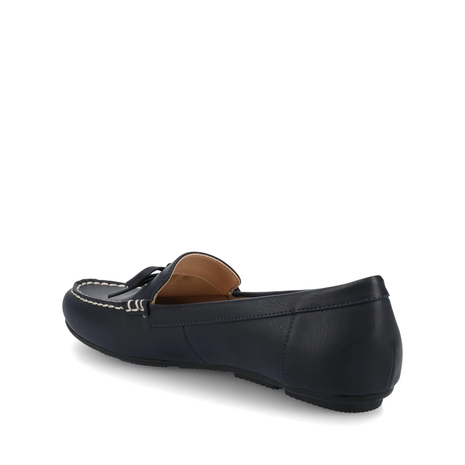 NOVELLA DRIVING LOAFER IN WIDE - Navy - Image 3