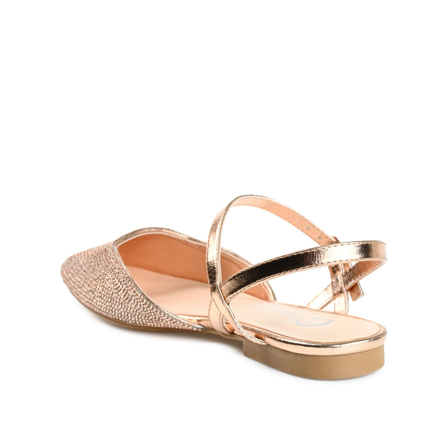 NYSHA GLITTERED FORMAL FLATS IN NARROW - Bronze - Image 4