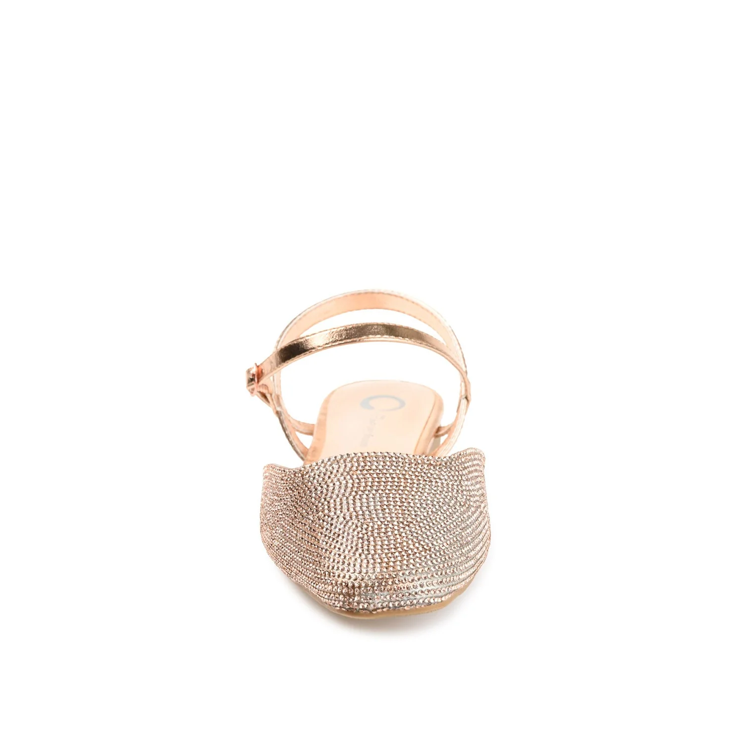 NYSHA GLITTERED FORMAL FLATS IN NARROW - Bronze - Image 7