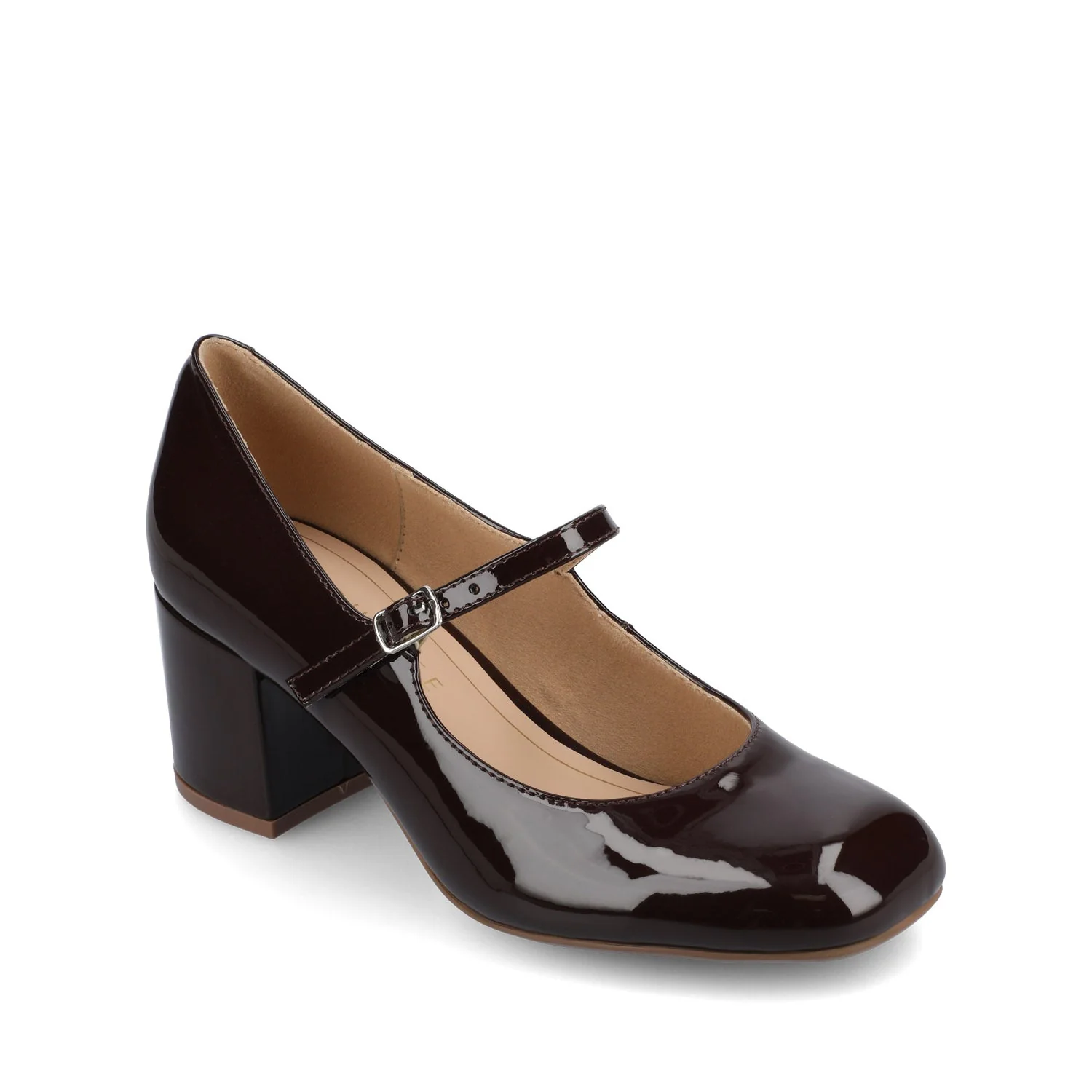 OKENNA LOW HEEL PUMP - Chocolate - Image 2