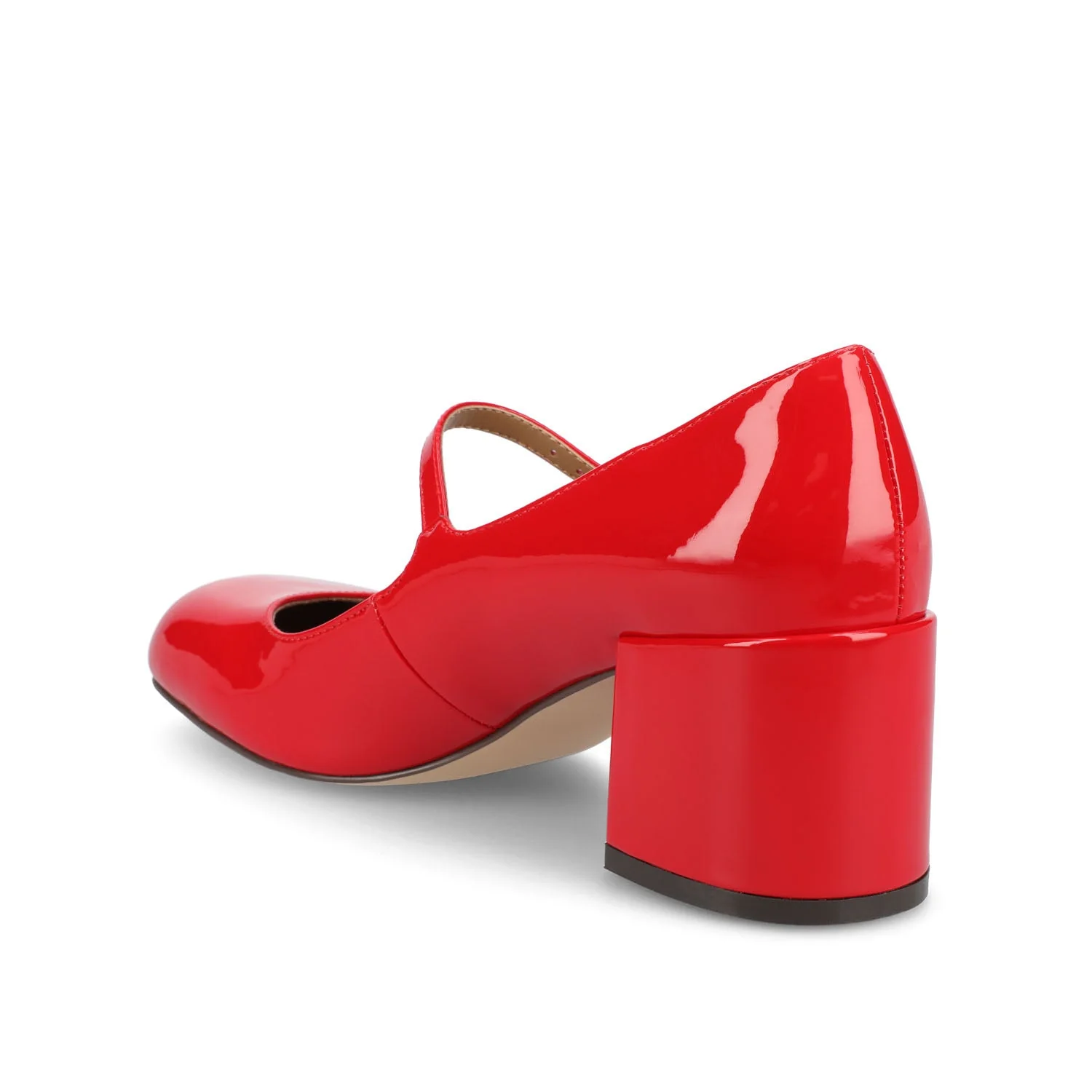 OKENNA MARY JANE PUMP HEELS - Red - Image 4