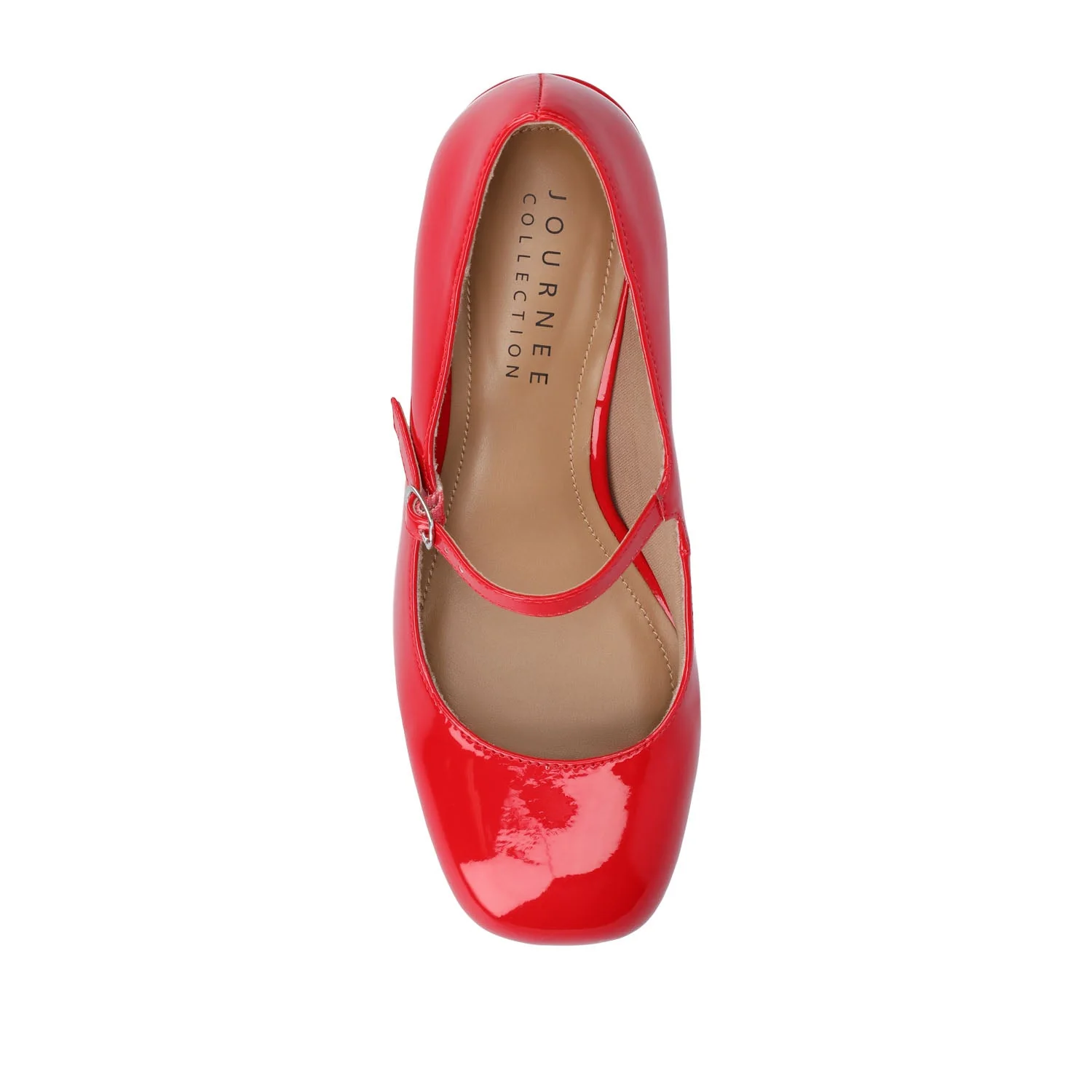 OKENNA MARY JANE PUMP HEELS - Red - Image 6