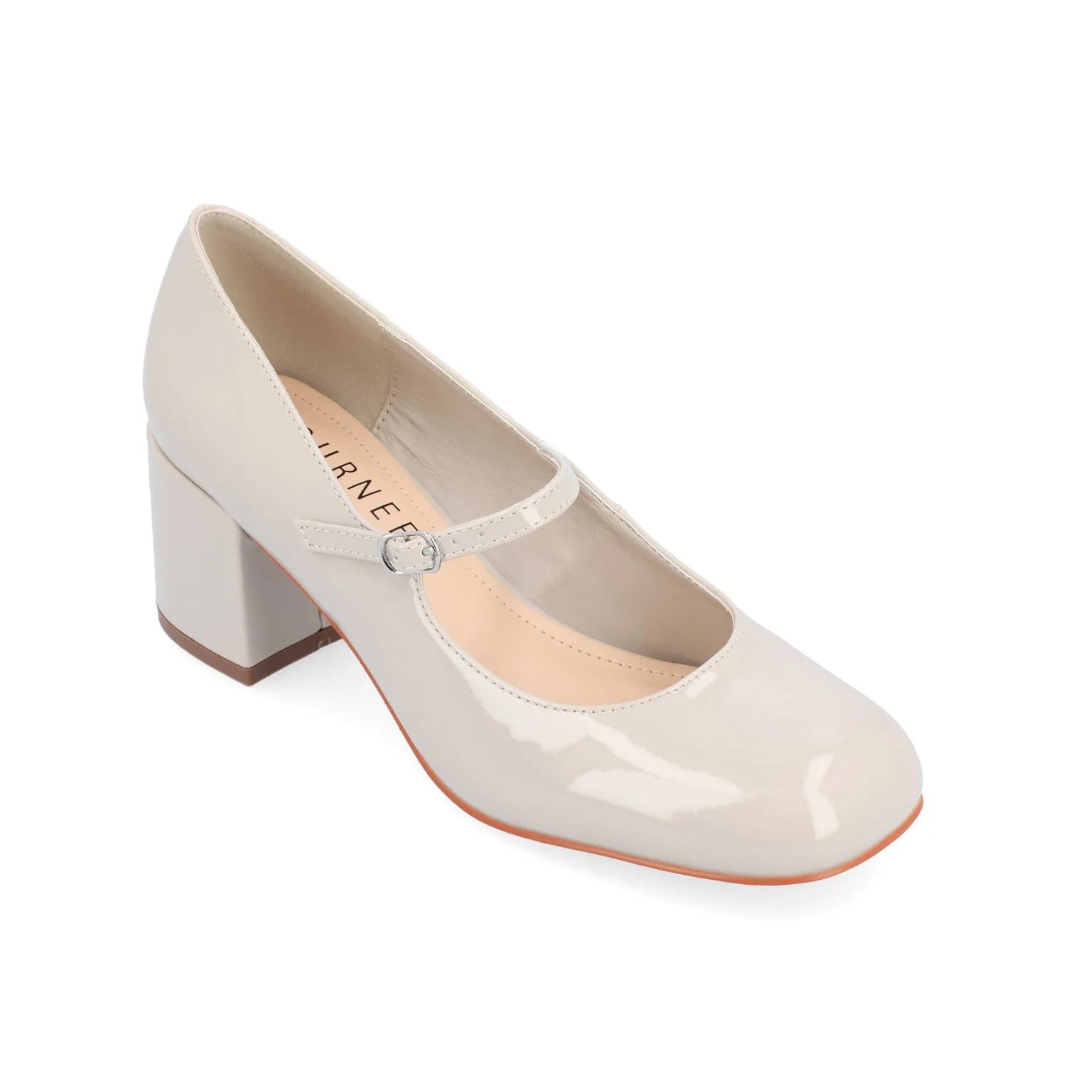 OKENNA MARY JANE PUMP HEELS IN WIDE - Grey - Image 2