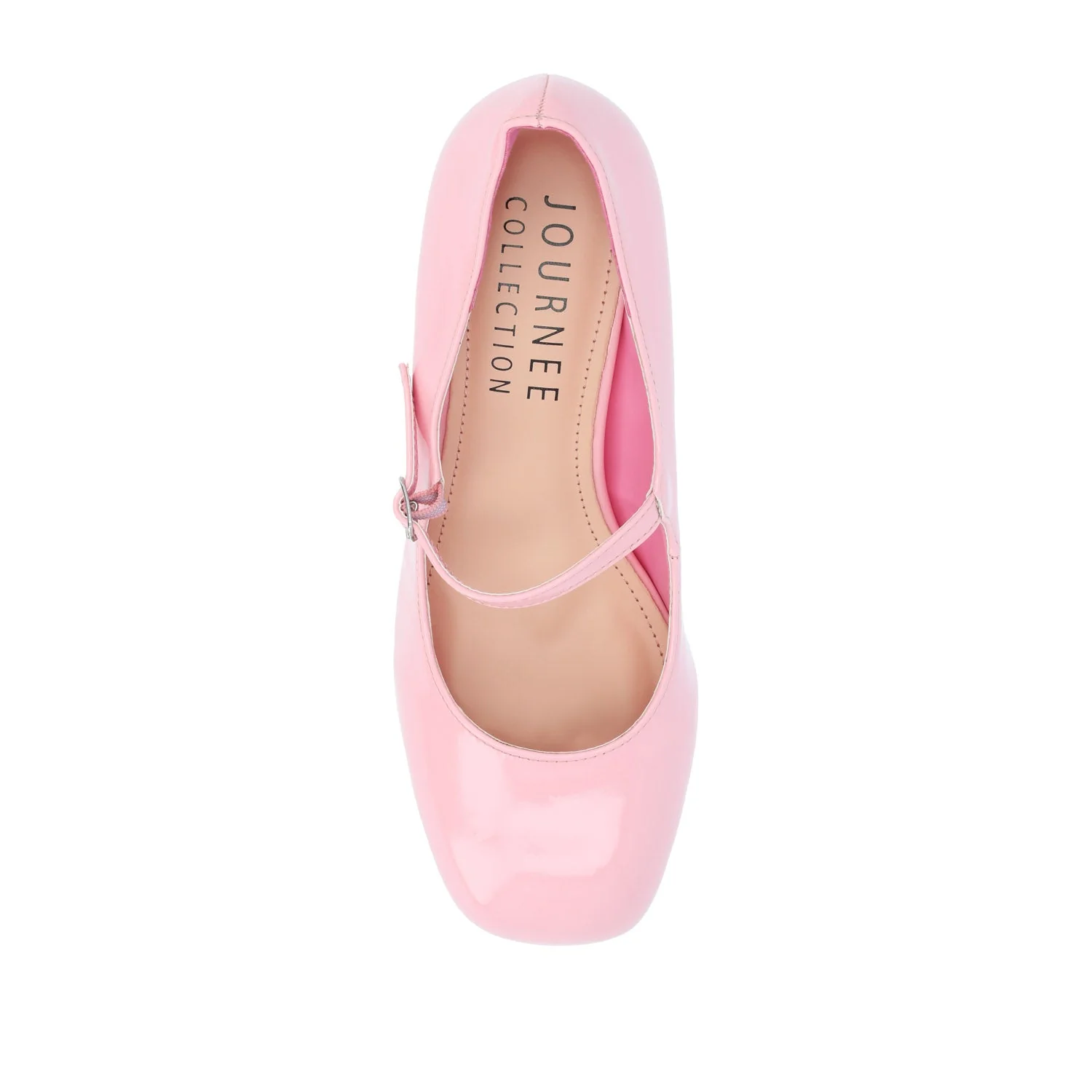 OKENNA MARY JANE PUMP HEELS IN WIDE - Pink - Image 6