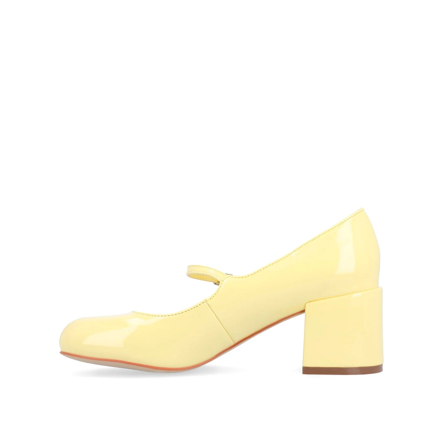OKENNA MARY JANE PUMP HEELS IN WIDE - Yellow - Image 3