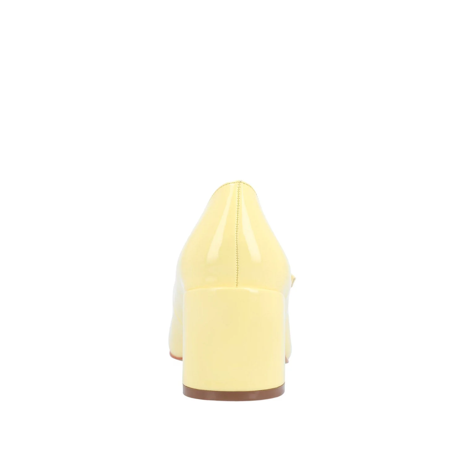 OKENNA MARY JANE PUMP HEELS IN WIDE - Yellow - Image 7