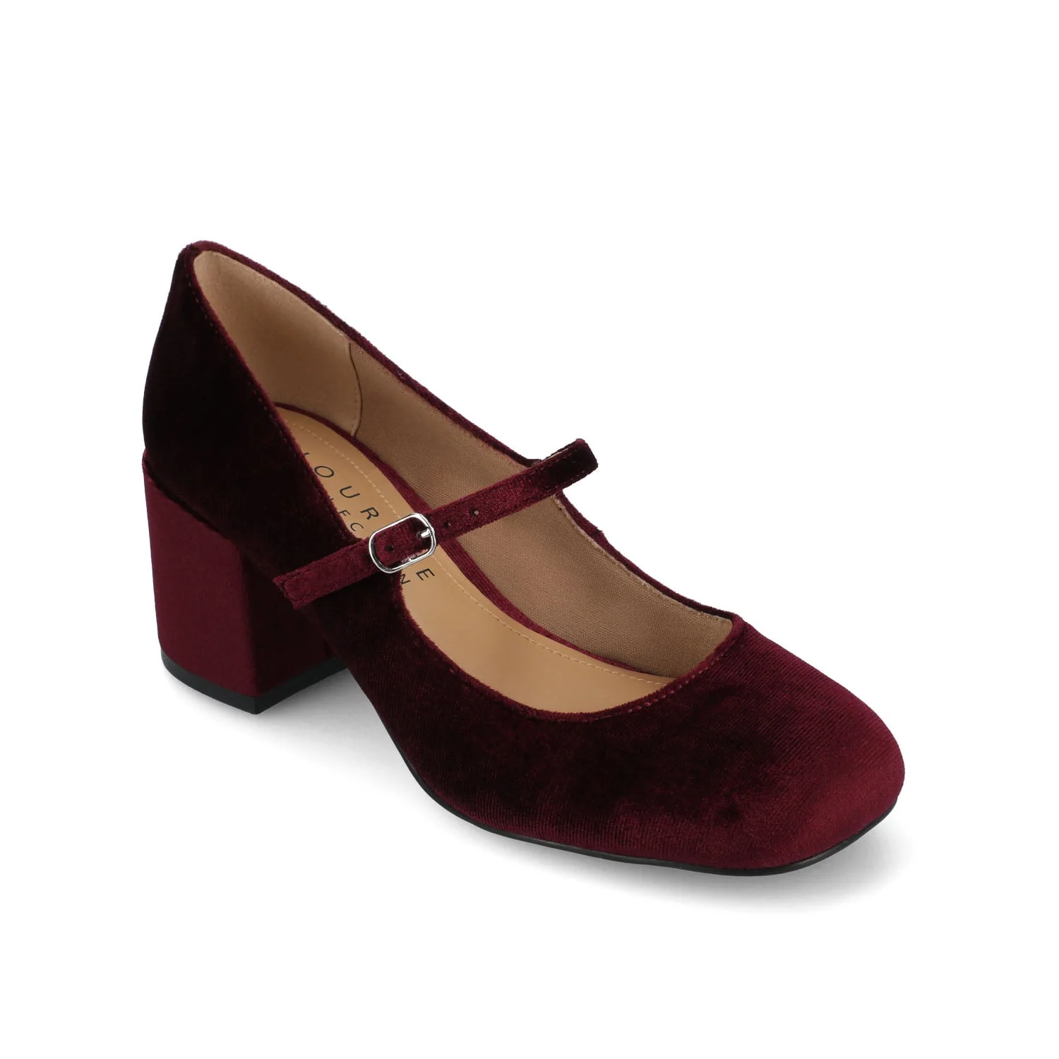 OKENNA MARY JANE PUMP HEELS - Wine - Image 2