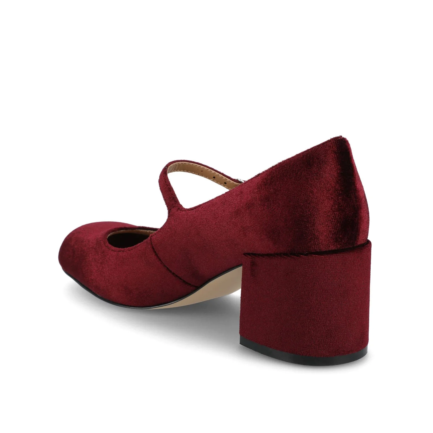 OKENNA MARY JANE PUMP HEELS - Wine - Image 4