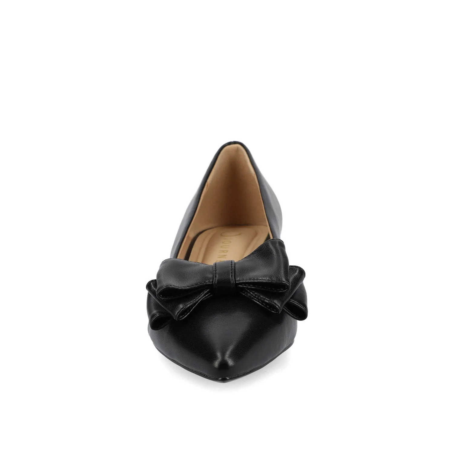 OPHELIA LOW BLOCK BALLET FLATS VEGAN LEATHER - Black PU - Image 5