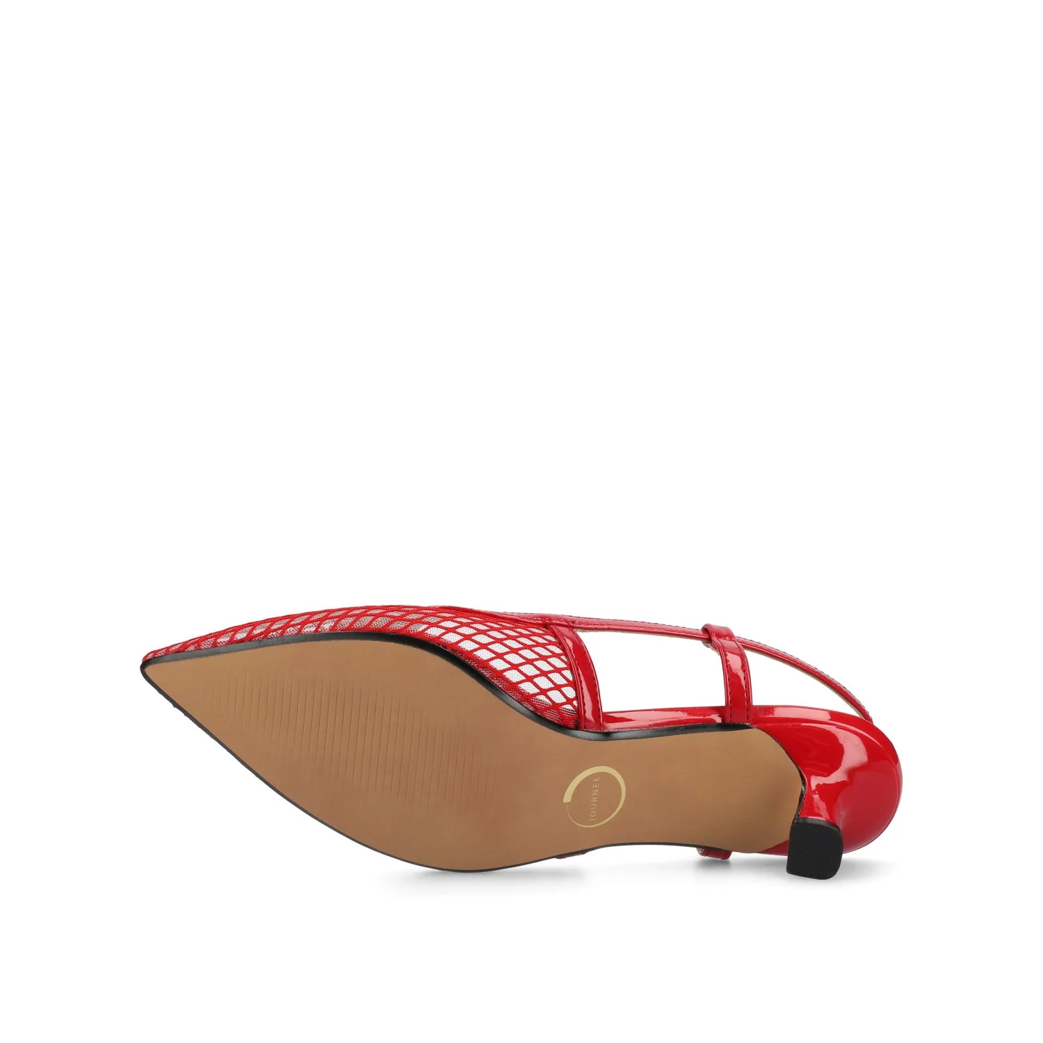 PADMA SLING BACK PUMPS IN MESH - Red Mesh - Image 6