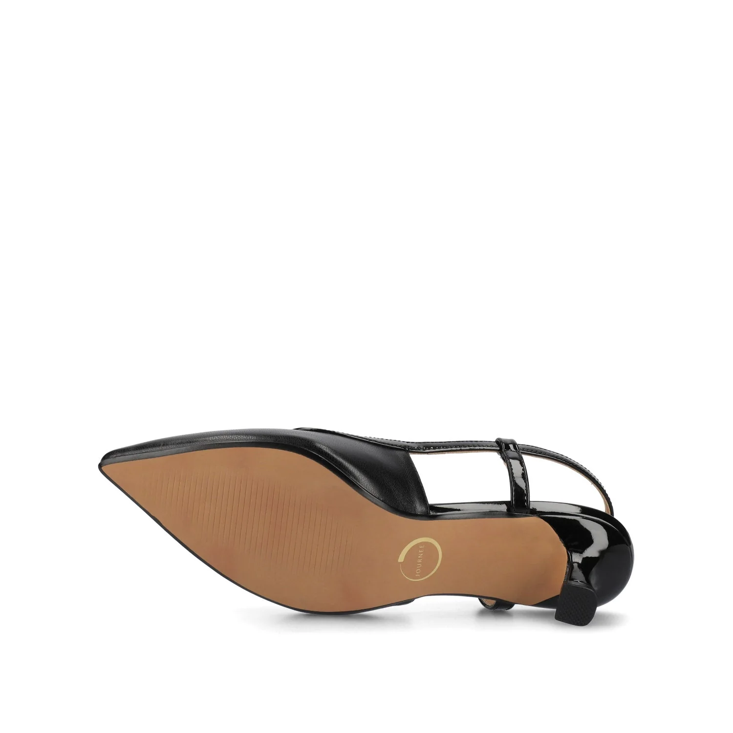 PADMA KITTEN HEELS IN WIDE - Black PU - Image 6