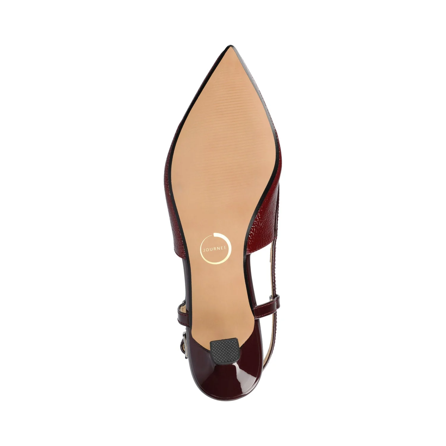 PADMA KITTEN HEELS IN VEGAN LEATHER - Oxblood - Image 5
