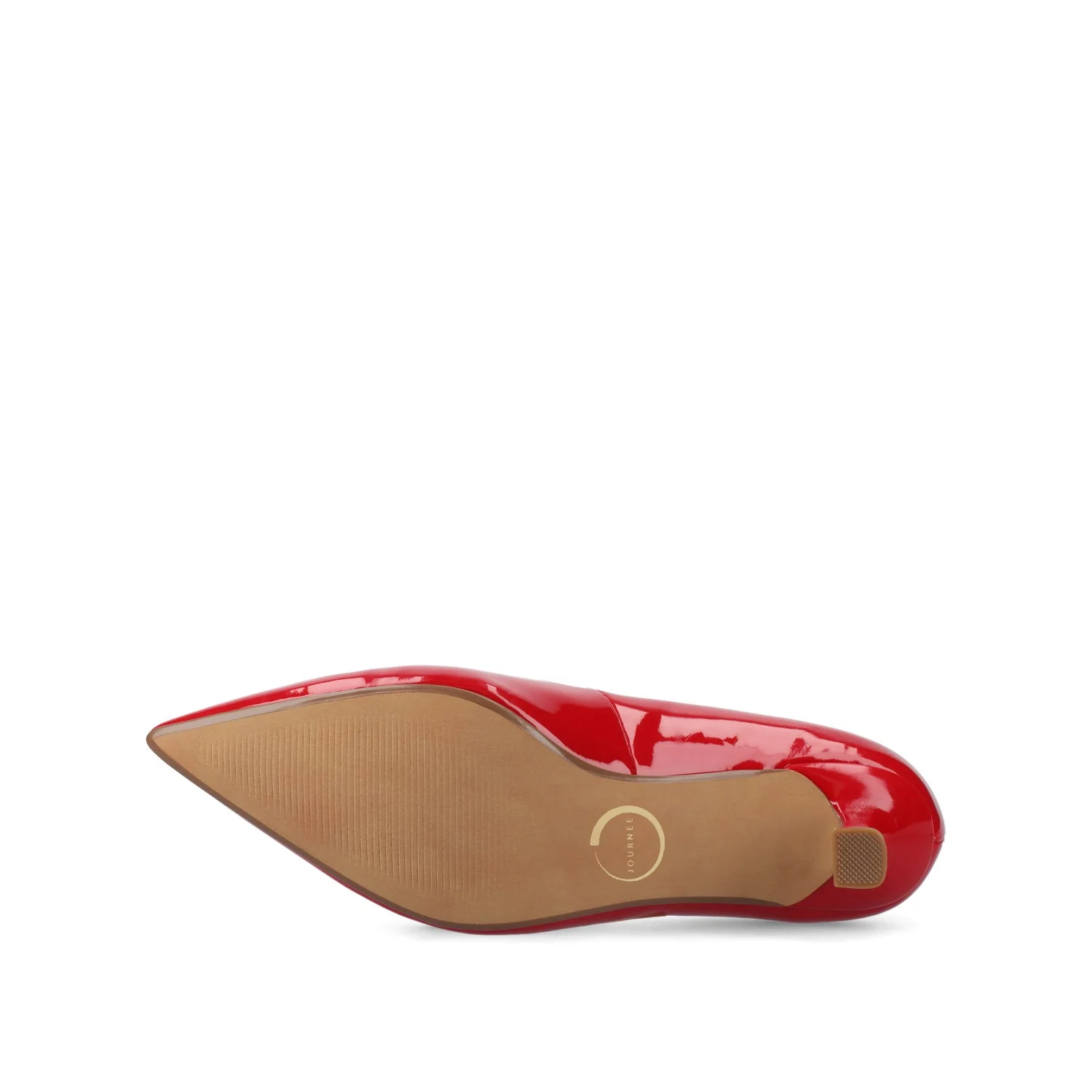 PAMMIE KITTEN HEELS IN PATENT - Red Patent - Image 5