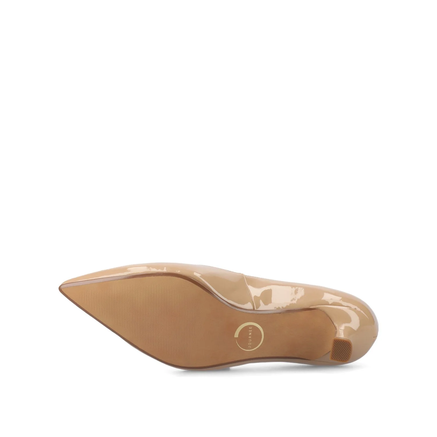 PAMMIE KITTEN HEELS IN PATENT - Tan Patent - Image 5