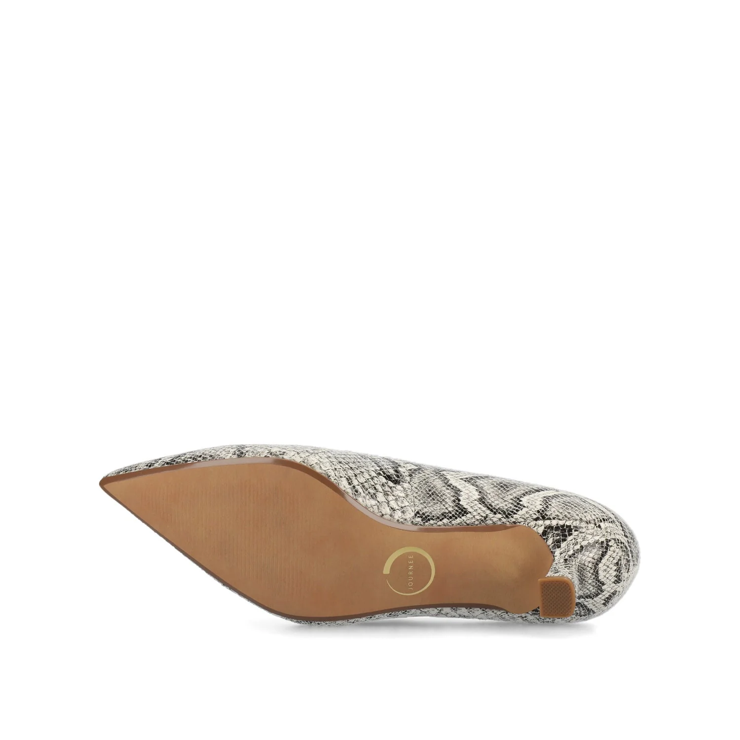 PAMMIE KITTEN HEELS IN VEGAN LEATHER - Snake - Image 5