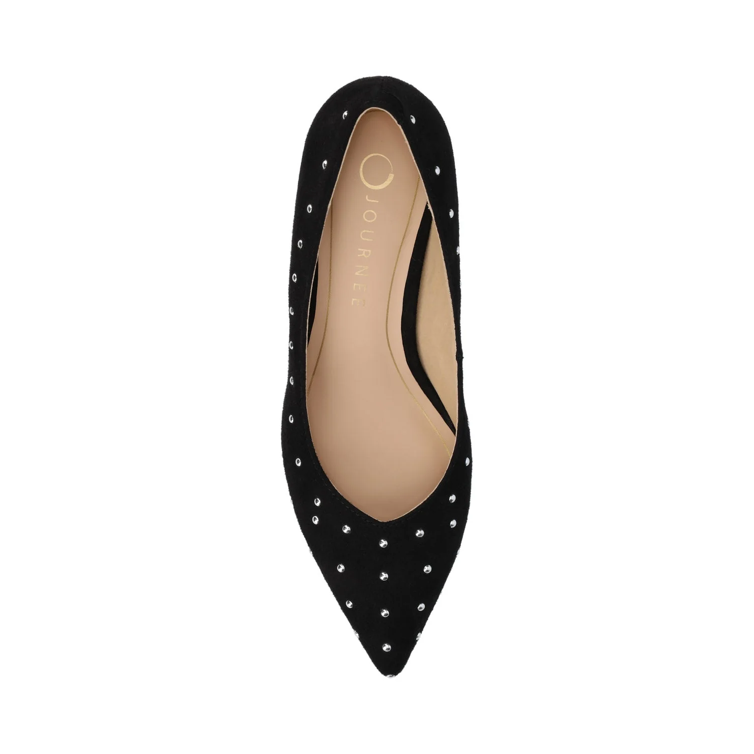 PAMMIE STATEMENT KITTEN HEELS - Black Stud - Image 4