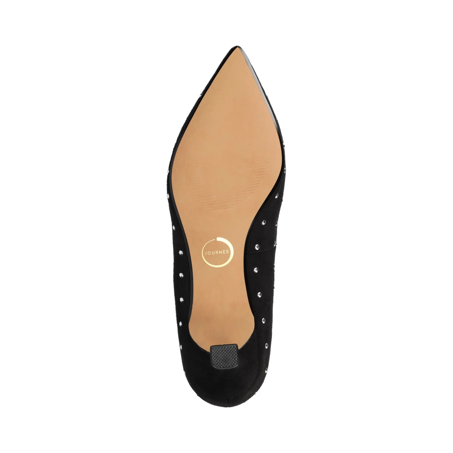 PAMMIE STATEMENT KITTEN HEELS - Black Stud - Image 5
