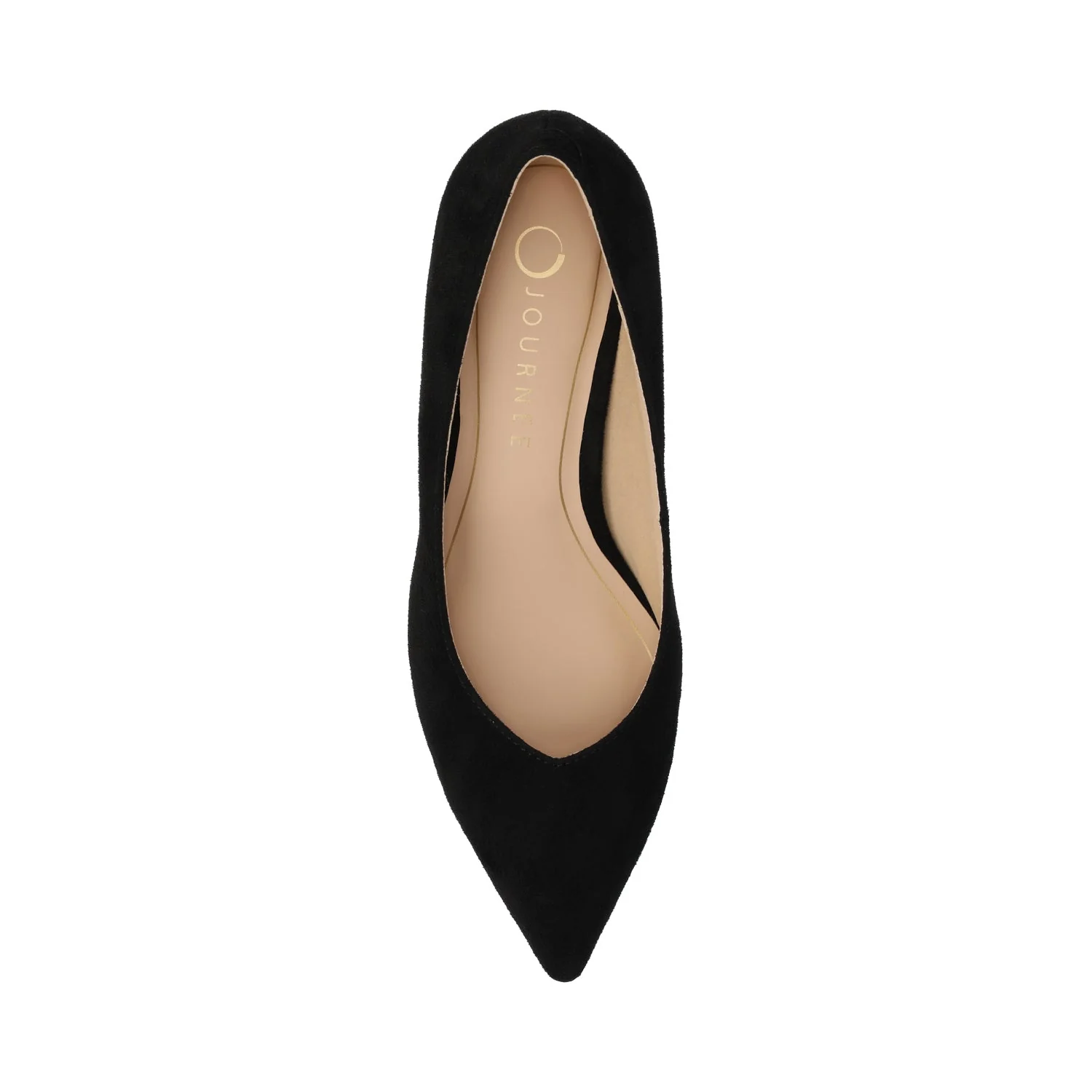 PAMMIE STATEMENT KITTEN HEELS IN WIDE - Black Suede - Image 4