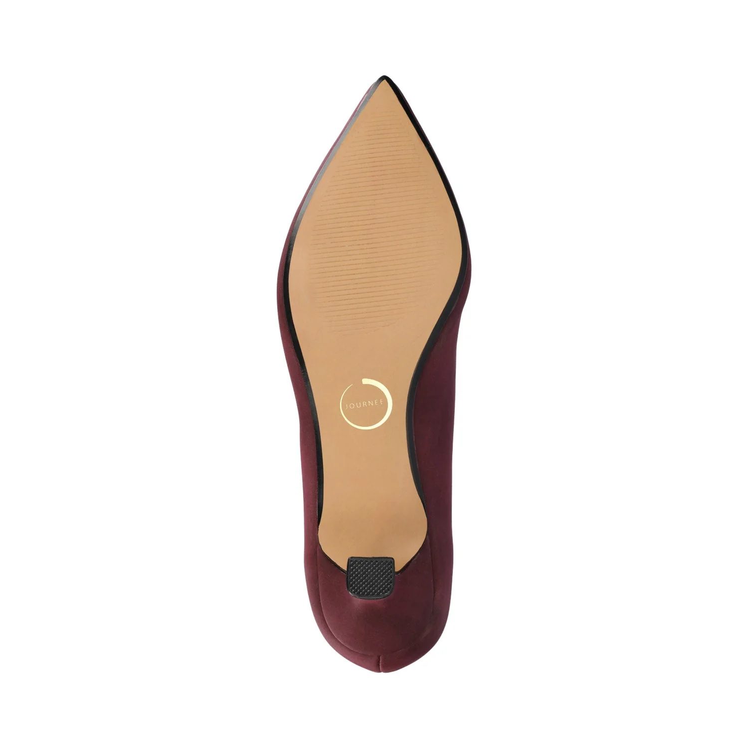 PAMMIE STATEMENT KITTEN HEELS IN WIDE - Oxblood - Image 5