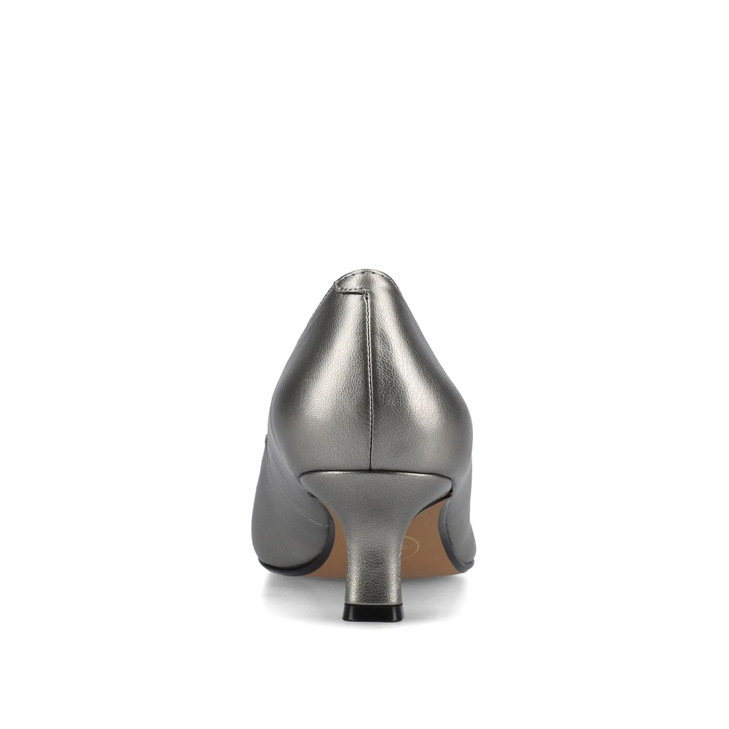 PAMMIE STATEMENT KITTEN HEELS IN WIDE - Pewter - Image 6