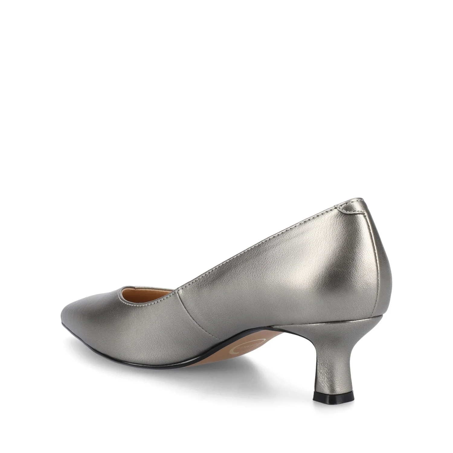 PAMMIE STATEMENT KITTEN HEELS - Pewter - Image 3