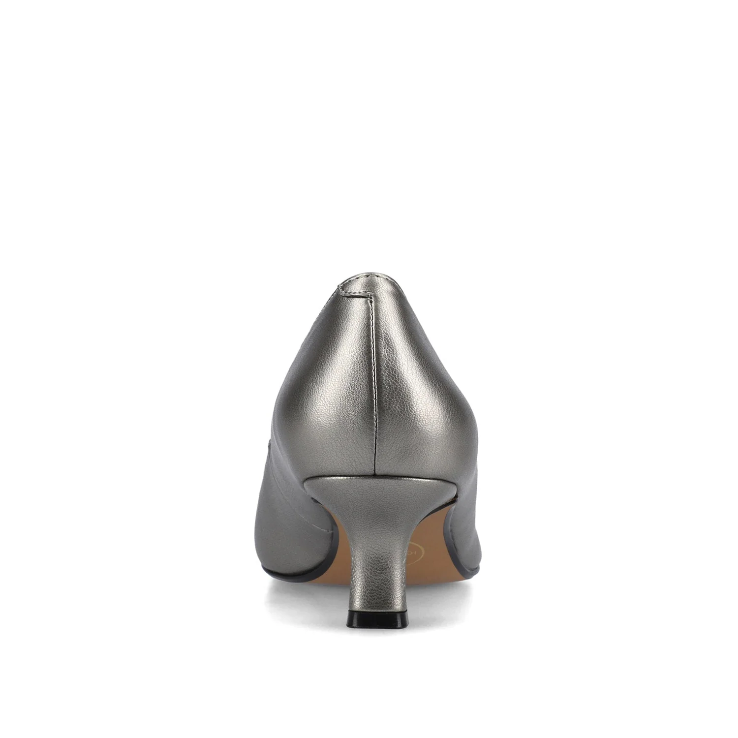 PAMMIE STATEMENT KITTEN HEELS - Pewter - Image 6