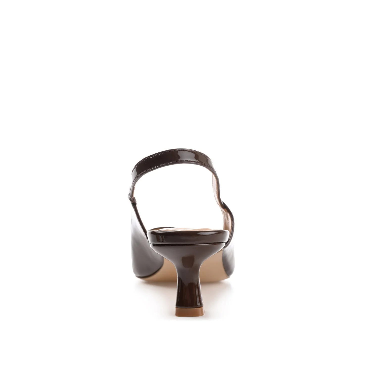 PAULINA KITTEN HEELS IN STATEMENT PATENT - Patent Brown - Image 7