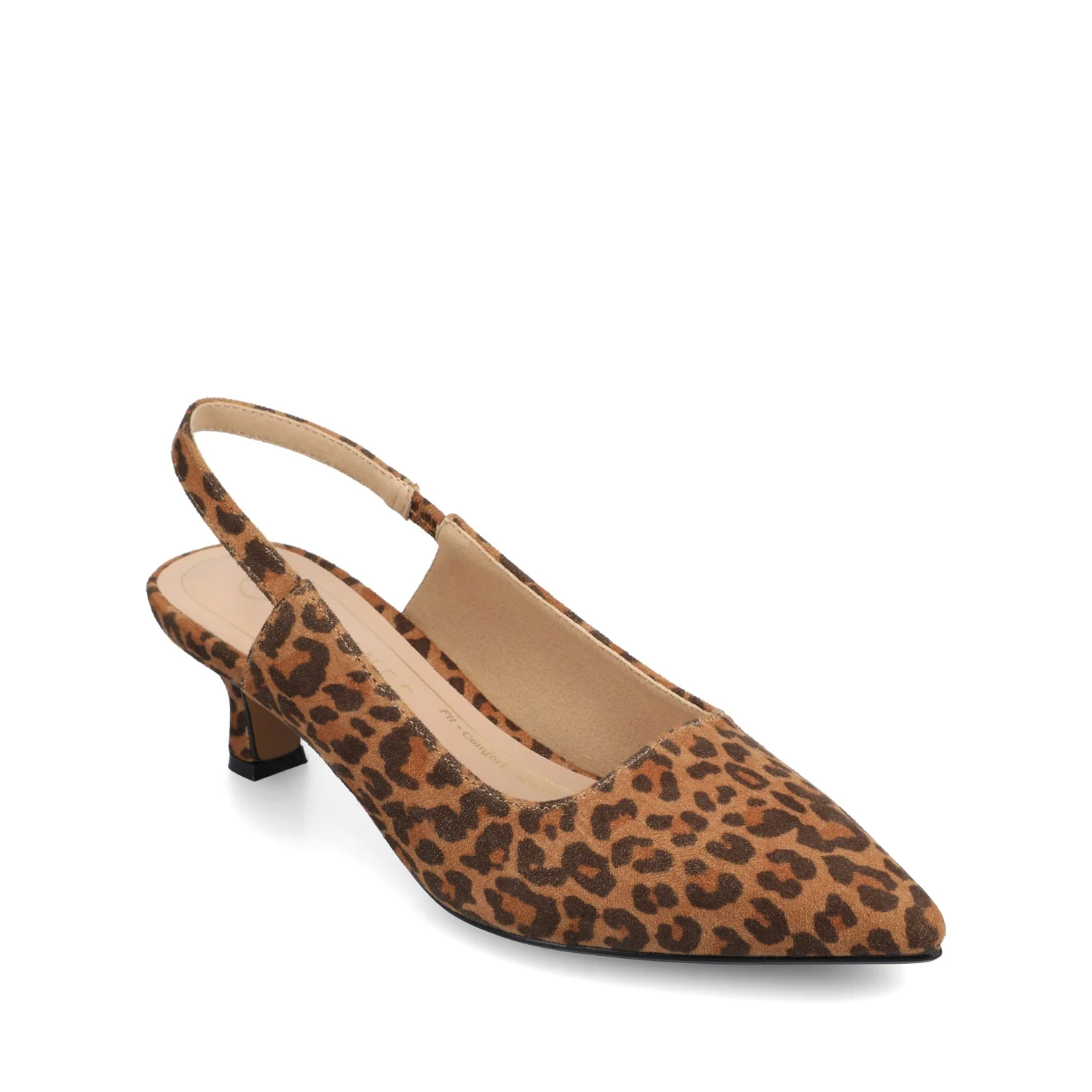 PAULINA SLING BACK PUMPS IN WIDE - Leopard - Image 2