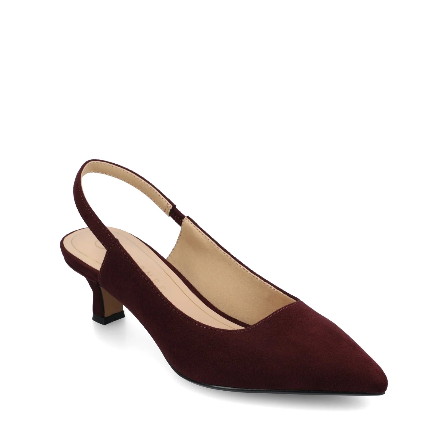 PAULINA SLING BACK PUMPS IN WIDE - Oxblood - Image 2