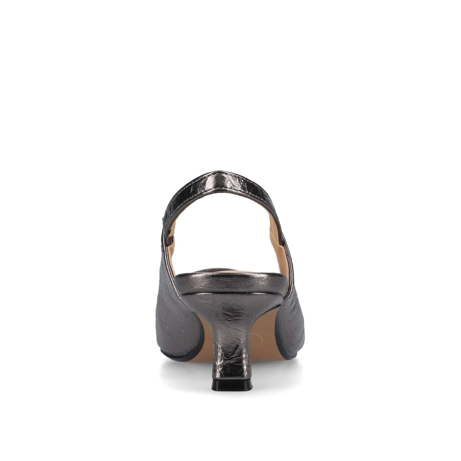 PAULINA SLING BACK PUMPS IN WIDE - Pewter - Image 6