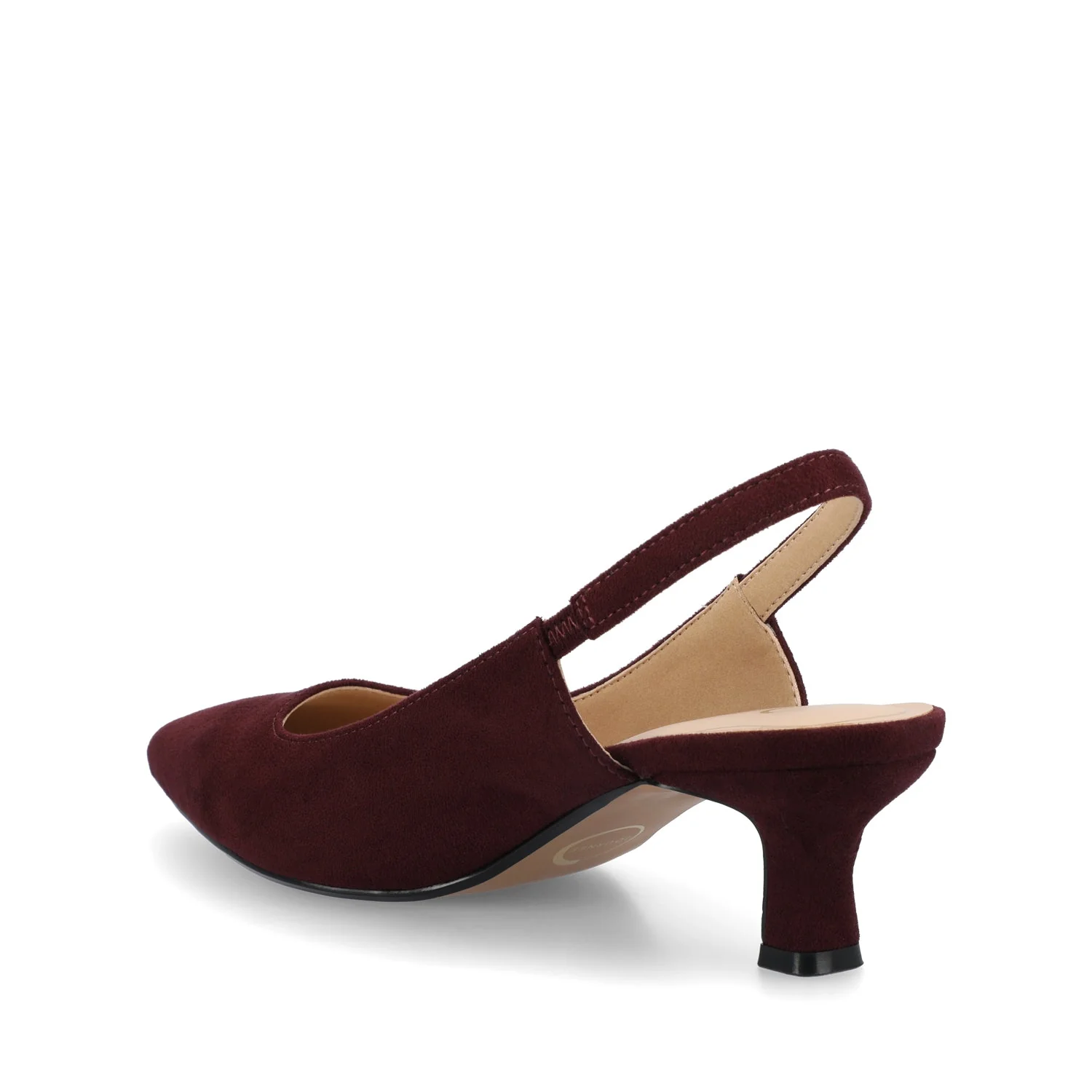 PAULINA SLING BACK PUMPS - Oxblood - Image 3