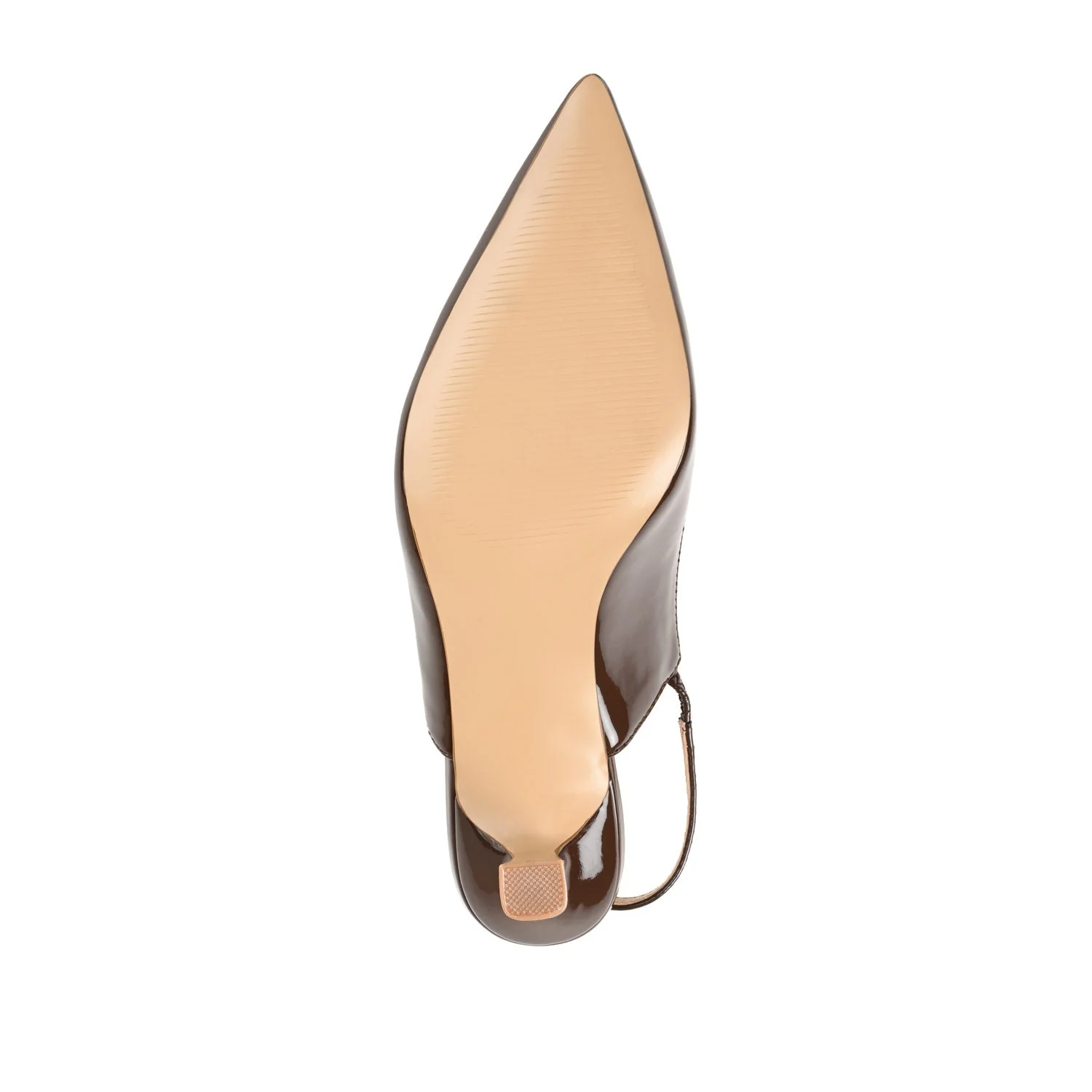 PAULINA STATEMENT KITTEN HEELS IN WIDE - Patent Brown - Image 8
