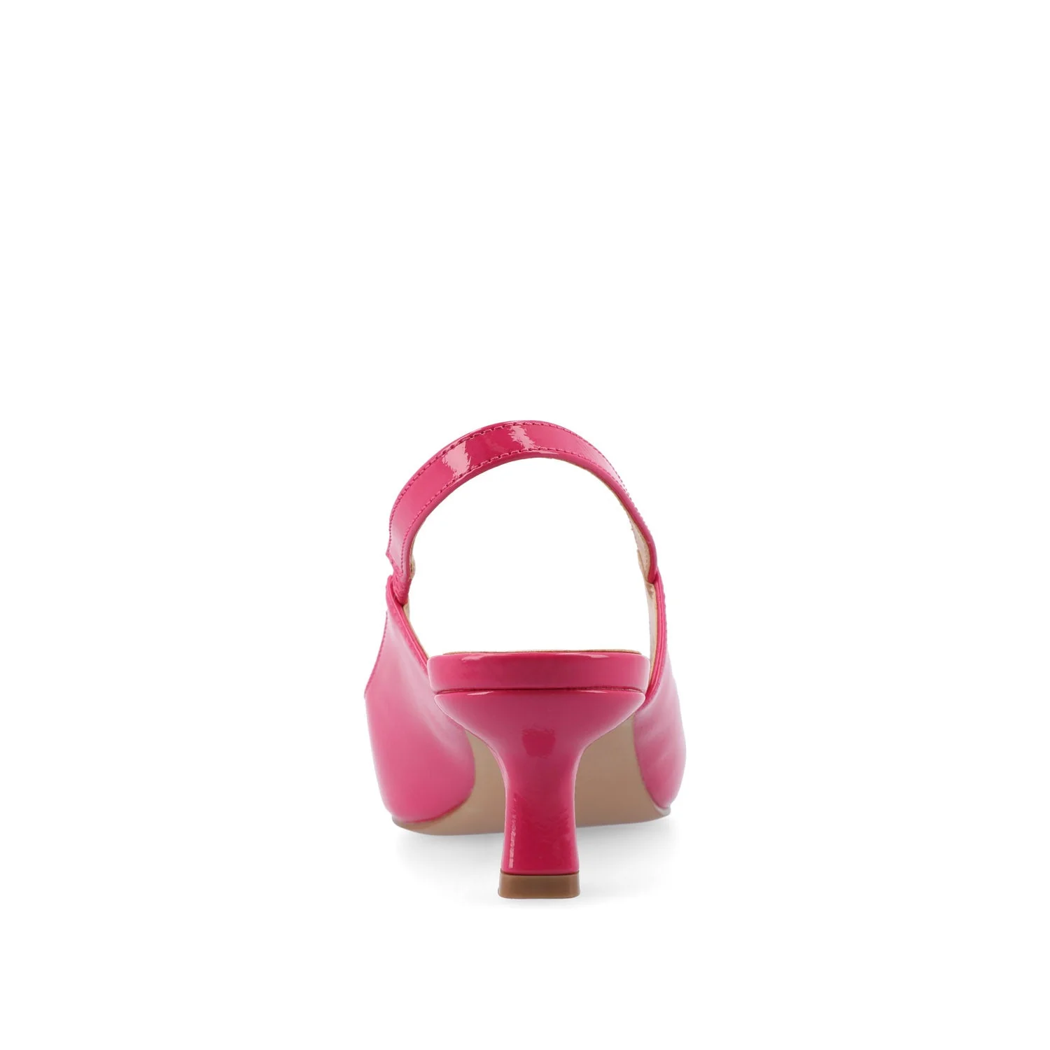PAULINA STATEMENT KITTEN HEELS IN WIDE - Patent Pink - Image 7