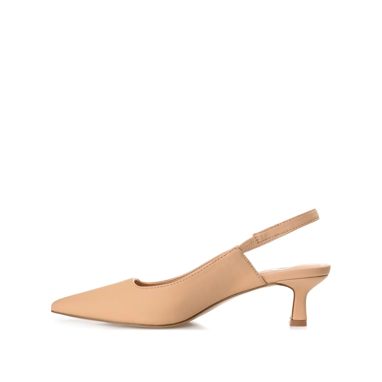 PAULINA STATEMENT KITTEN HEELS IN WIDE - Tan - Image 3