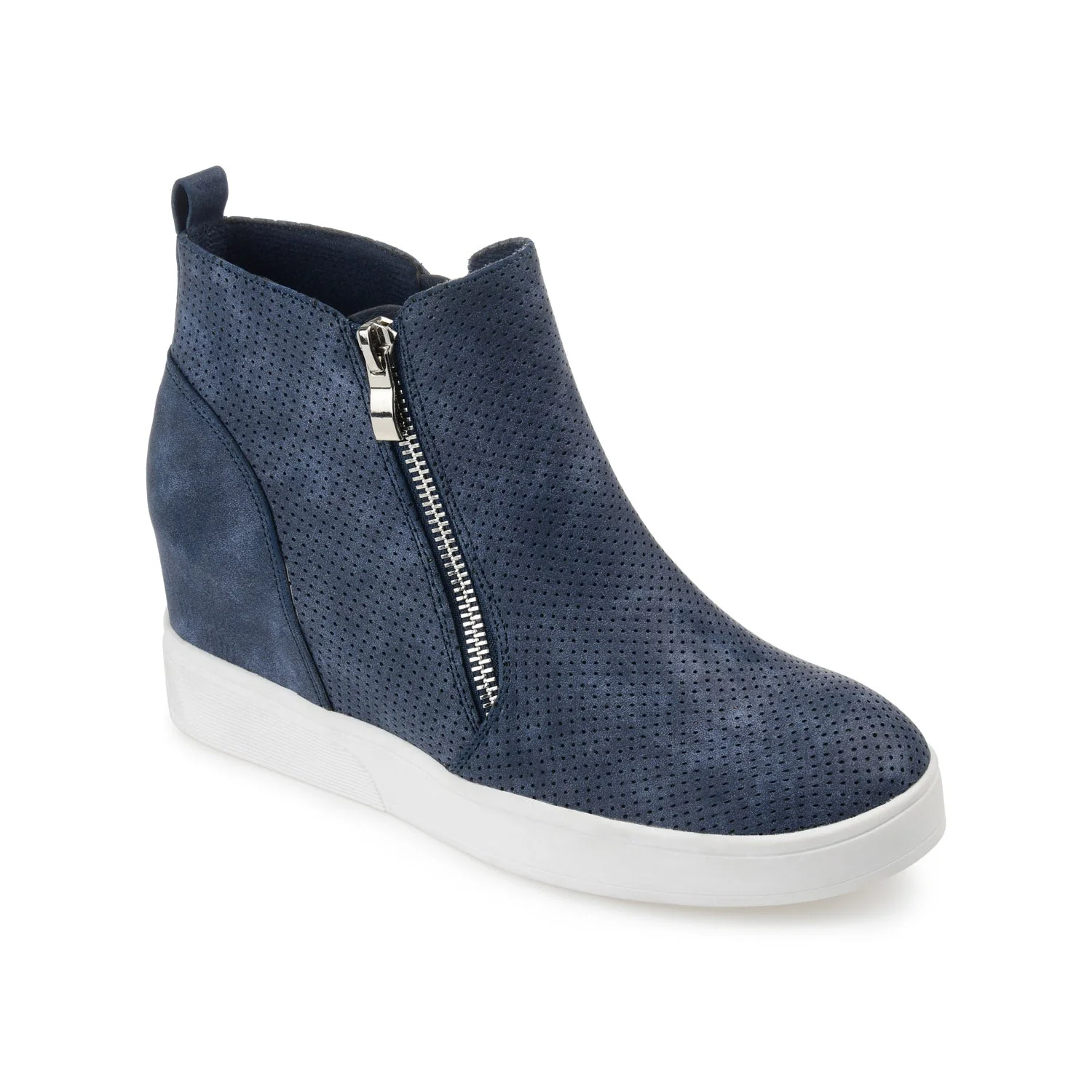 PENNELOPE WEDGE SNEAKERS IN WIDE - Blue - Image 2