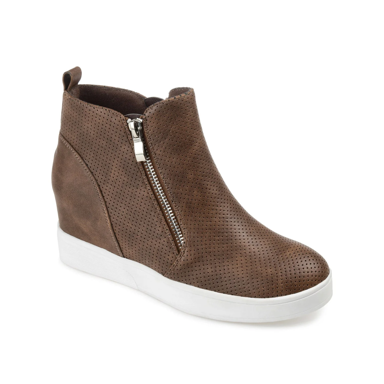 PENNELOPE WEDGE SNEAKERS IN WIDE - Brown - Image 2