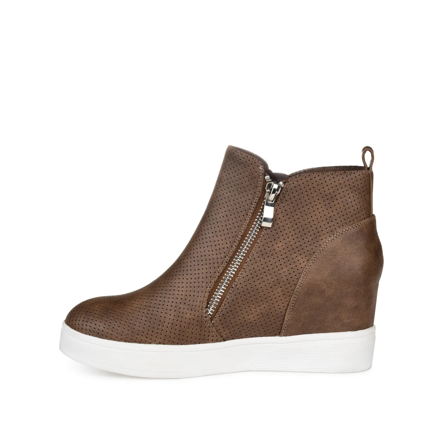 PENNELOPE WEDGE SNEAKERS IN WIDE - Brown - Image 3