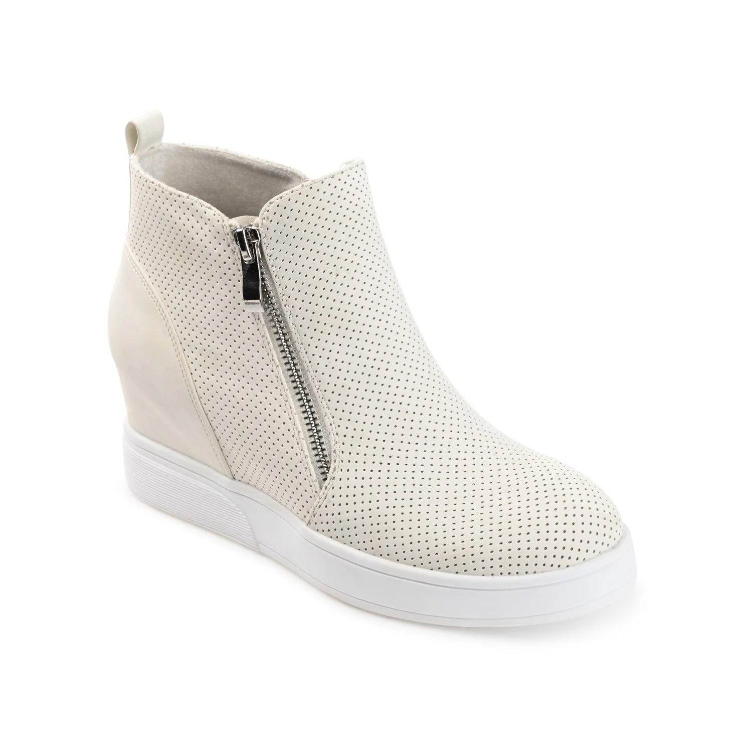 PENNELOPE WEDGE SNEAKERS IN WIDE - Ivory - Image 2