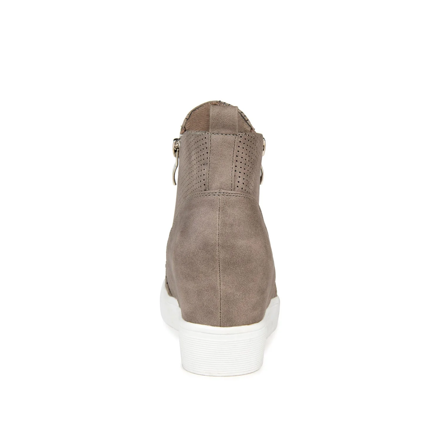 PENNELOPE WEDGE SNEAKERS IN WIDE - Taupe - Image 7