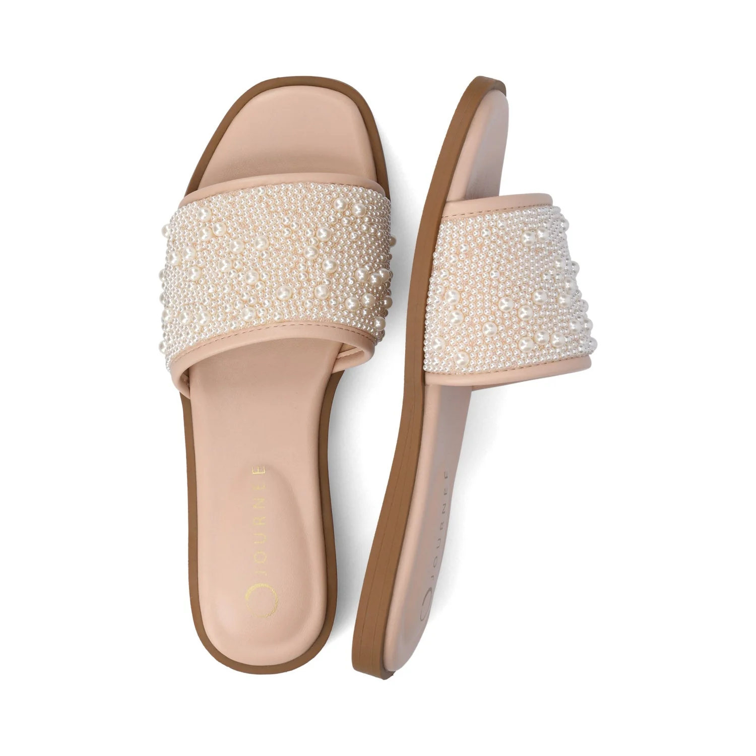 PRECLY EVENING FLAT SANDALS - Blush - Image 4
