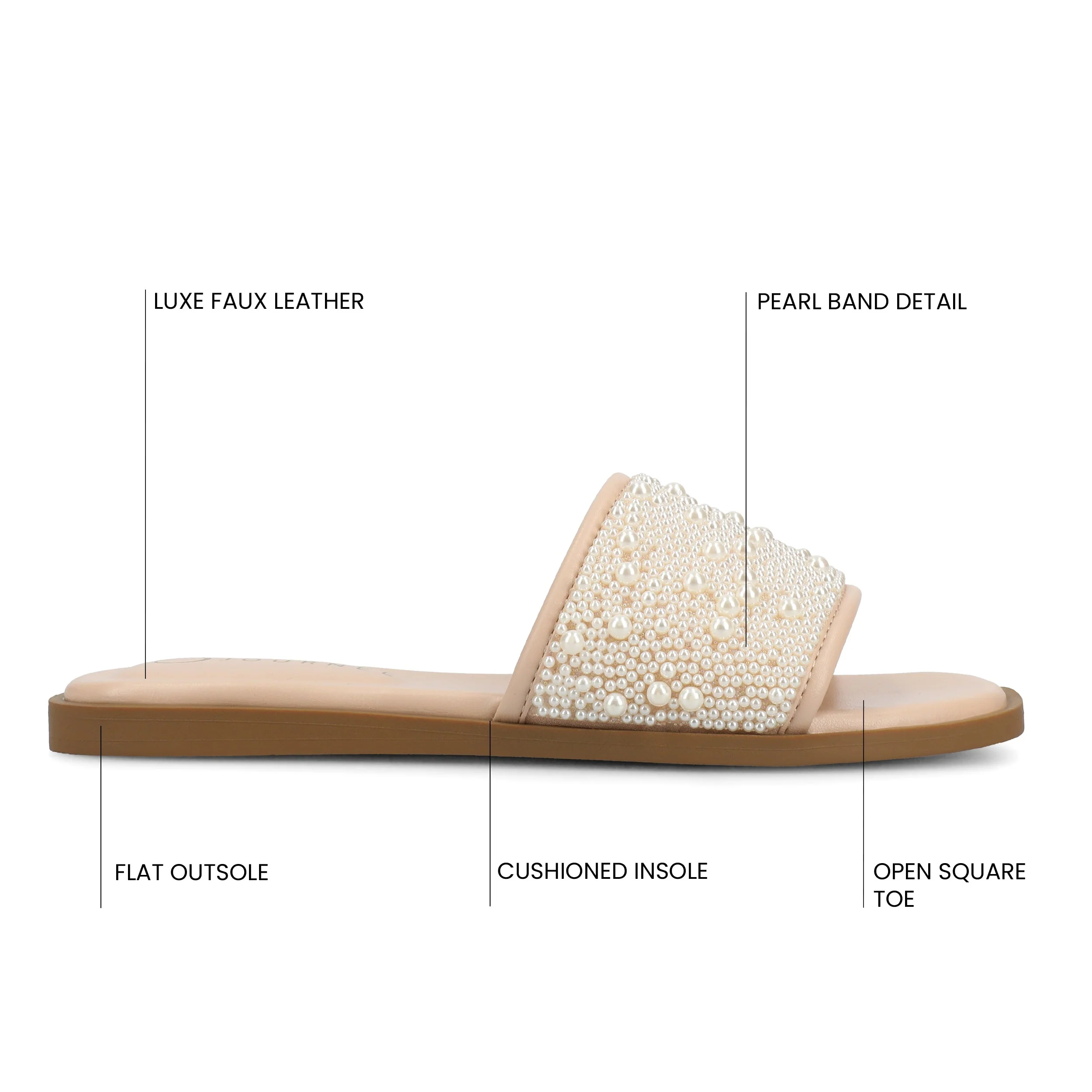 PRECLY EVENING FLAT SANDALS - Blush - Image 7