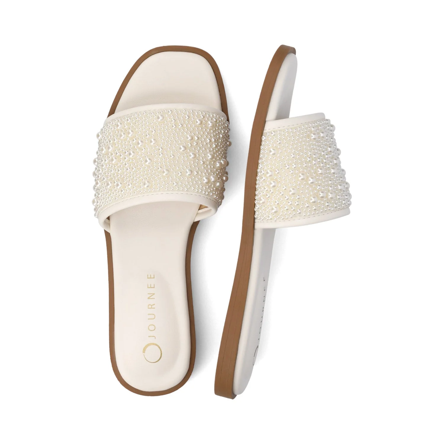 PRECLY EVENING FLAT SANDALS - White - Image 3
