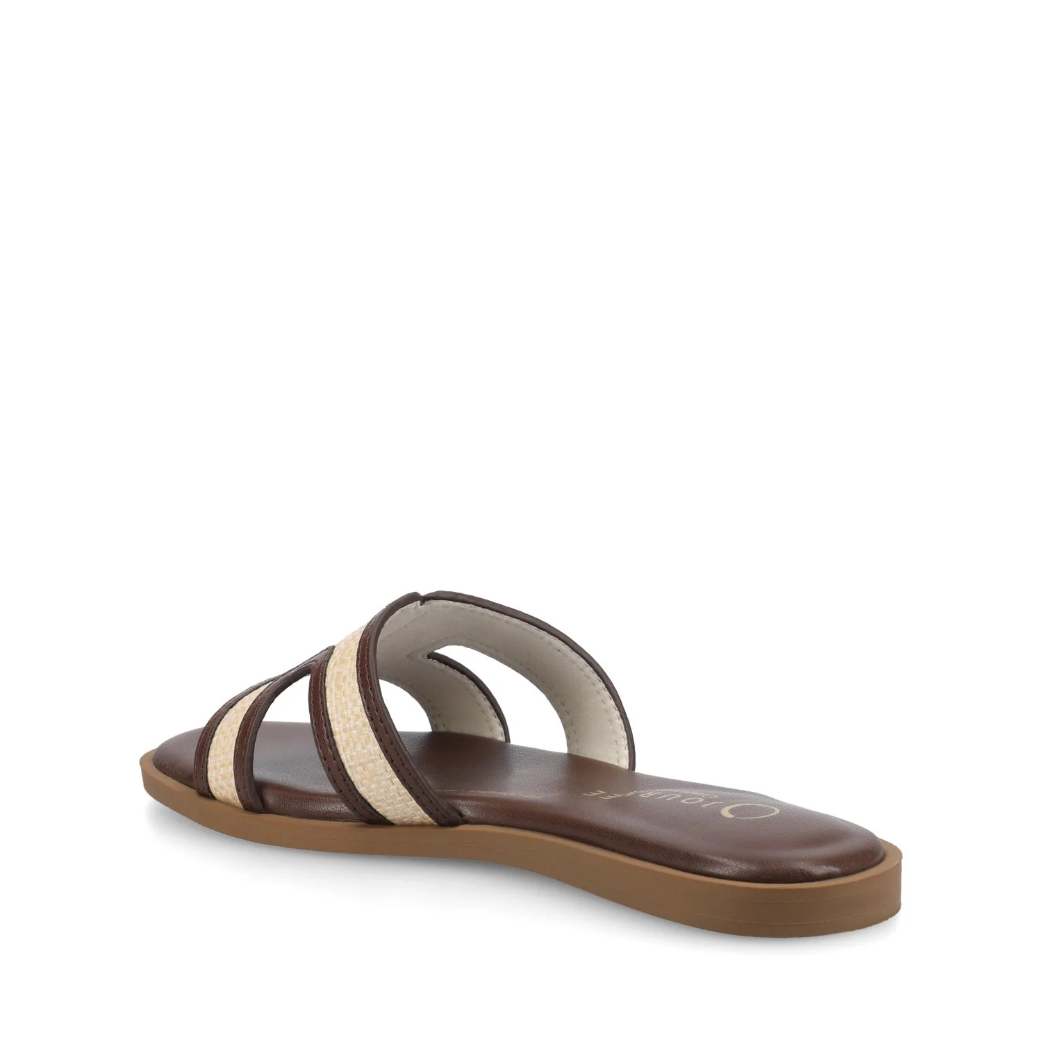 PRIMAH FLAT SANDALS - Chocolate Raffia - Image 3