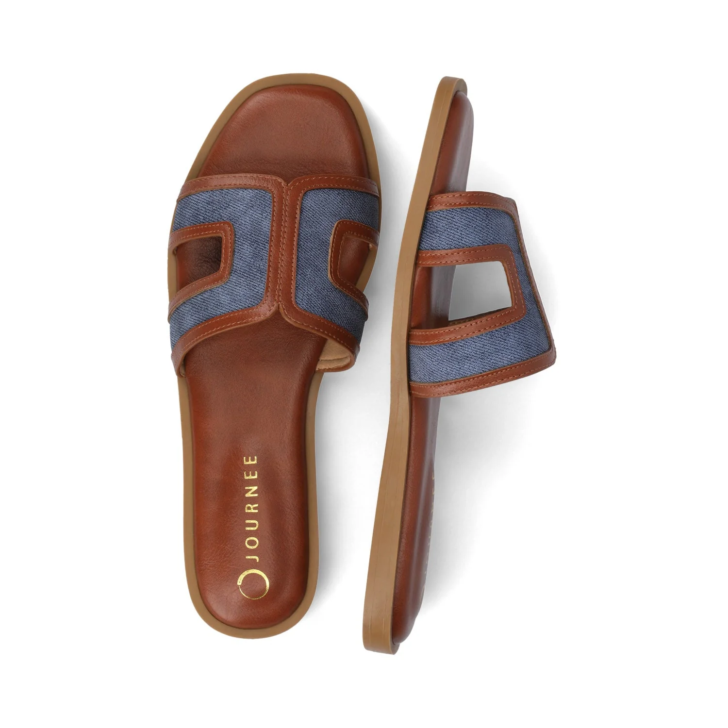 PRIMAH FLAT SANDALS - Denim - Image 3